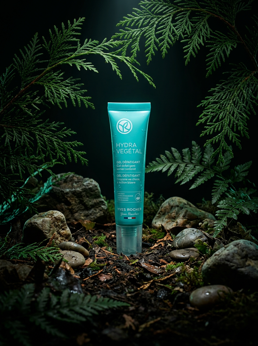 Template preview for Dark Botanical Product Photography