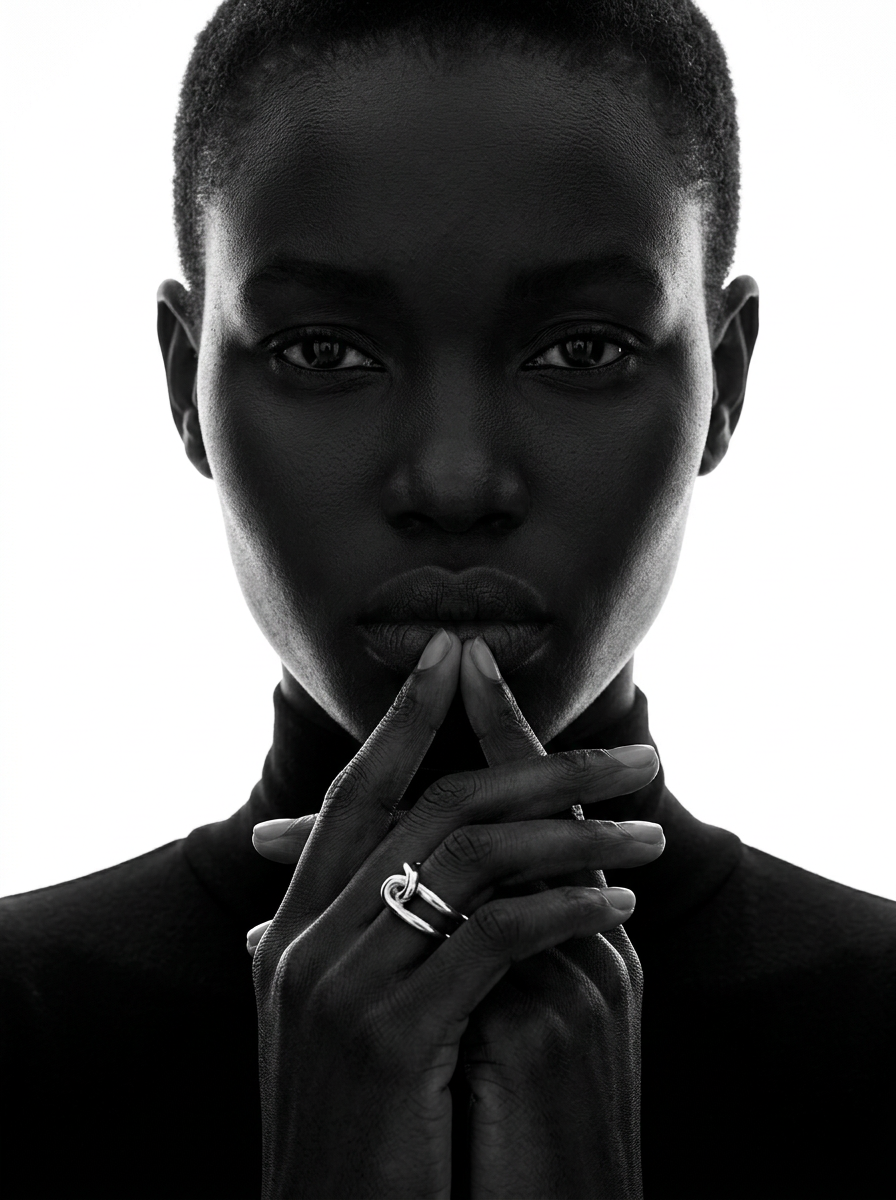 Template preview for Luxury Jewelry Editorial Portrait