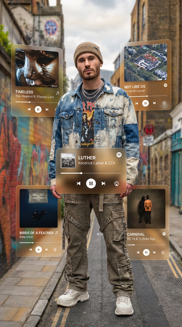 Template preview for Hyperrealistic Music Artist