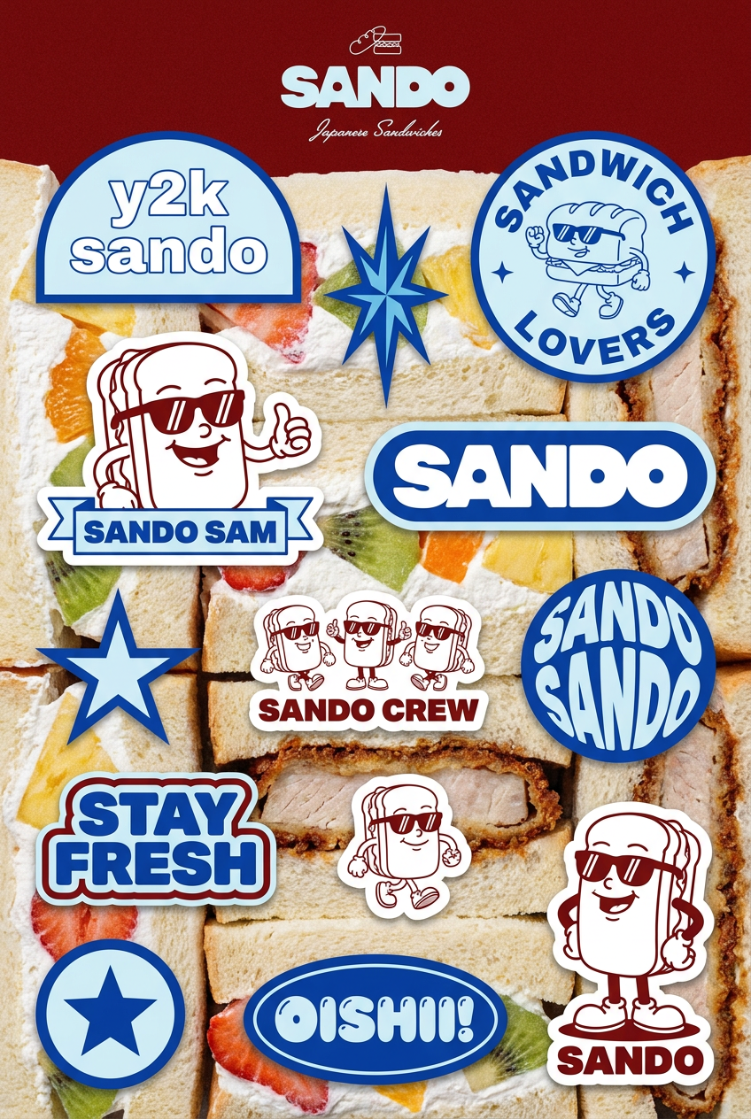 Template preview for Product Stickers
