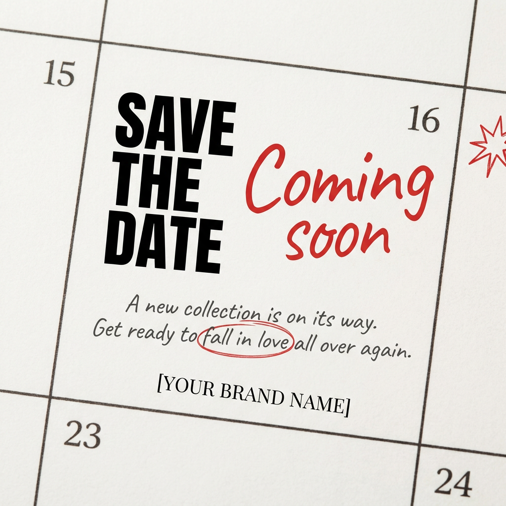 Template preview for Textured Paper Calendar Close-Up