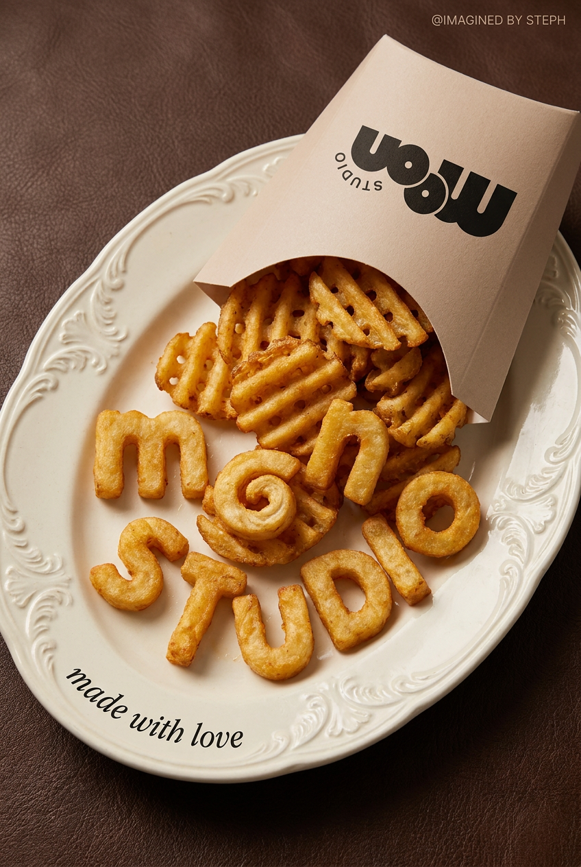 Template preview for Vertical Gourmet French Fry Ad